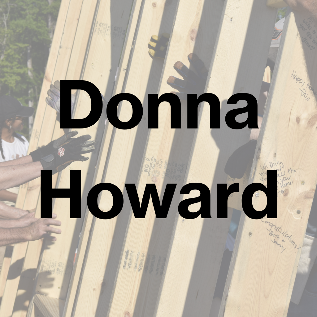 Donna Howard - Unity Build Sponsor