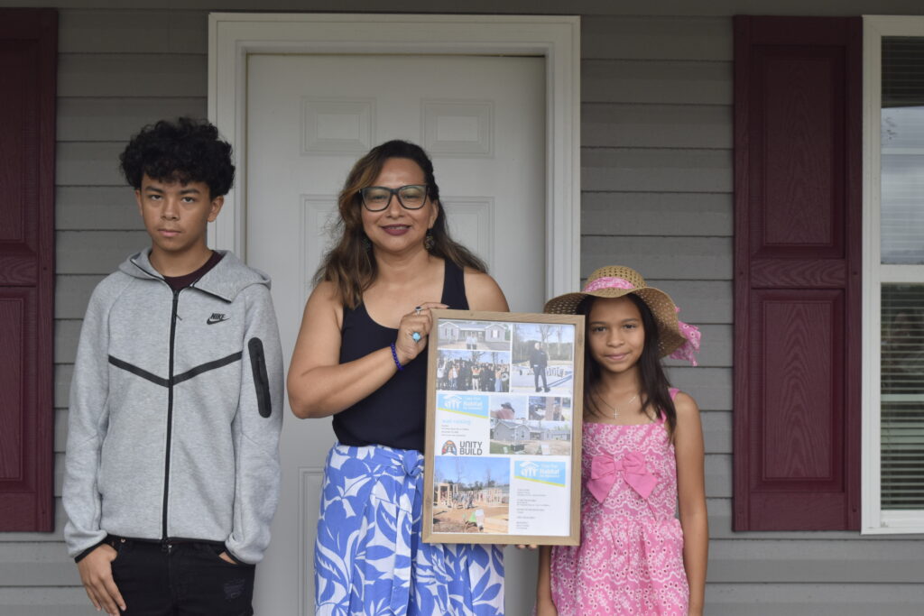 2025 Unity Build family at their Housewarming